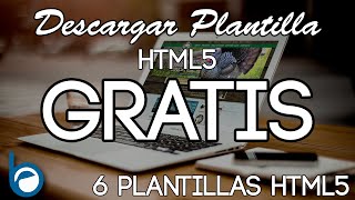 PLANTILLAS HTML5 GRATIS para Descargar y editar [upl. by Eevets]