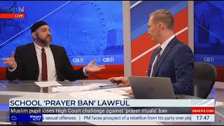 quotIs your culture so fragile that Muslim prayer is such a threat to youquot vs UK rightwing channel [upl. by Aliwt74]