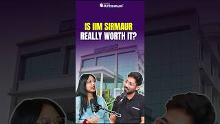 Is IIM Sirmaur Worth It for IPMAT Aspirants Find Out Now 🤔🎓 IIM Sirmaur BMS Program  shorts [upl. by Dempster]