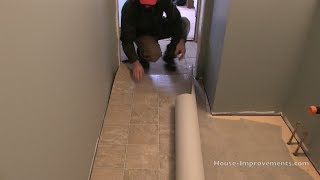 How To Install Vinyl Flooring [upl. by Adnole718]