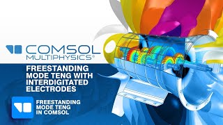 Freestanding Mode TENG with Interdigitated Electrodes in COMSOL Multiphysics Tutorial 14 [upl. by Gram]