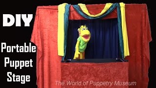 How To Build a Portable Puppet Stage [upl. by Hobard704]