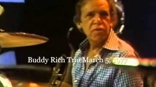 Buddy Rich Trio Hamburg Germany 1977 [upl. by Etteb]