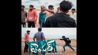 TEMPER movie scenes jr NTR beach fight temper fight spoof tharak [upl. by Alfeus]