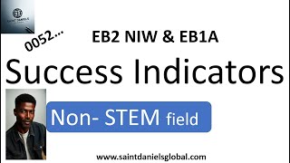 EB2 NIW 0052 Success Indicators [upl. by Elpmid772]