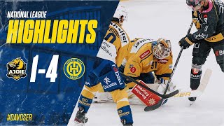 Highlights HC Ajoie vs HC Davos 14 [upl. by Ymiaj964]