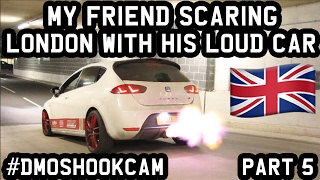 MY FRIEND SCARING LONDON WITH HIS CAR DMO SHOOK CAM PART 5 DMOSHOOKCAM [upl. by Okihsoy]