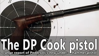 Shooting the Pedersoli Cook underhammer 36 cal percussion pistol [upl. by Schoof784]