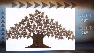 Large Tree of Life Metal Wall Hanging [upl. by Courtnay]