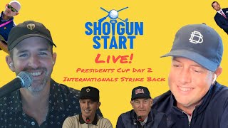 Presidents Cup Day 2  The Shotgun Start [upl. by Ardnalak528]