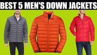 BEST 5 MENS DOWN JACKETS  YOU CAN BUY ON AMAZON [upl. by Loftis]