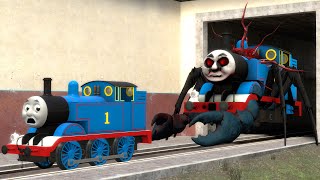 Building a Thomas Train Chased By Infected Thomas TrainThomas Train Eater in Garrys Mod [upl. by Reace993]