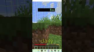 Speedrunning every item in Minecraft Yellow Dye minecraft speedrun gaming shorts [upl. by Trabue]