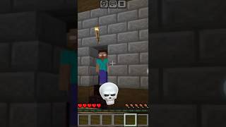 Minecraft Herobrine Just A Normal Day shorts minecraft trend [upl. by Jillana]