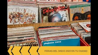 ‼ Ferias de discos en 2022 en ciudades españolas ‼ Ferias Discos 2022 [upl. by Cordelie]