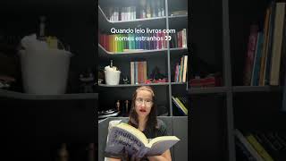 Livros e seus nomes de personagens estranho livros booktube redublagem [upl. by Casar171]