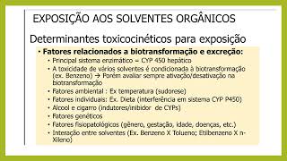 toxicologia de solventes organicos [upl. by Stoneham]