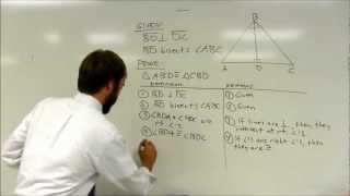 Honors Geometry Triangle Congruence Proofs 1 [upl. by Otrebireh318]