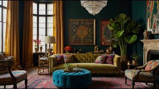 Maximalist Style Interior Design Celebrating Vibrant Spaces Through Bold Colors and Eclectic [upl. by Nahgaem]