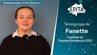 Témoignage de Fanette  Lauréate du Trophée Excellencia 2023 [upl. by Ennaitsirhc]