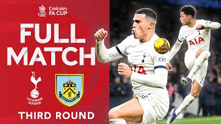 FULL MATCH  Tottenham Hotspur 10 Burnley  Third Round  Emirates FA Cup 202324 [upl. by Aronle]