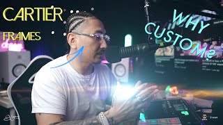 Why I wear Cartier Frames  Custom Lenses  Jsean 😎💪🤓 [upl. by Ahsikin]