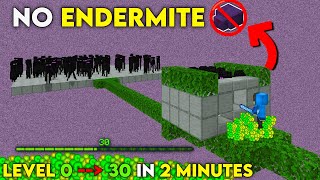 SUPER FAST 121 Enderman XP Farm Tutorial in Minecraft Bedrock [upl. by Siver]