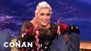 Kesha Slept With A Ghost  CONAN on TBS [upl. by Reinhard]