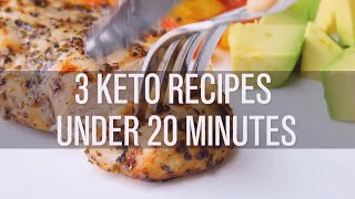 3 Keto diet dishes [upl. by Haney480]