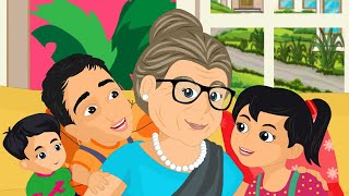 Dadi Maa  दादी माँ  Dadi Amma Maan Jao  Hindi Rhymes for kids [upl. by Ashla]