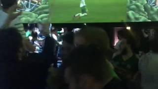 Irish Fans Celebrate Robbie Bradys Goal  Ireland vs Italy 10 Euro 2016 [upl. by Hanoy]