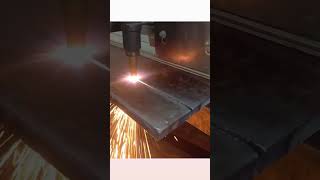 Gas Cutting Thick Metal Plate GasCutting MetalCutting [upl. by Nylleoj982]