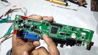 How to install universal LCD LED board full details [upl. by Ettenav]