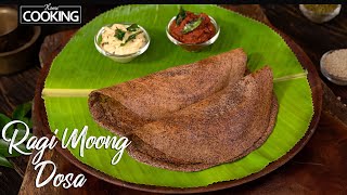 Ragi Dosa Recipe  Healthy Breakfast Recipes  Weight Loss Dosa Recipe HomeCookingShow [upl. by Norty590]