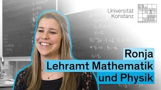 Drei Fragen an Ronja Lehramt Mathematik und Physik [upl. by Olegna177]