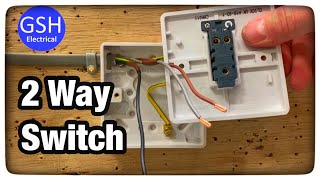 How to Wire a 2 Way Light Switch  Electrical Wiring [upl. by Lissa]