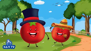 आहा टमाटर  Aaha Tamatar Bade Mazedar  20  Hindi Poem For Kids  Hindi Rhymes For Kids  SAM TV [upl. by Mima368]