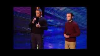 BRITAINS GOT TALENT 2013  RICHARD amp ADAM AUDITION [upl. by Yuk737]