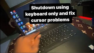 ARROWSCURSOR NOT MOVING IN YOUR COMPUTER GLITCH  how to fix it and restart computer [upl. by Battat]