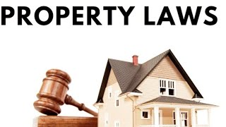 Property Law notes for 3 amp 5 yrs llb students [upl. by Ricarda]