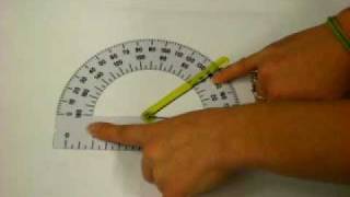 RHS Geometry  How to Use a Protractor [upl. by Petey]