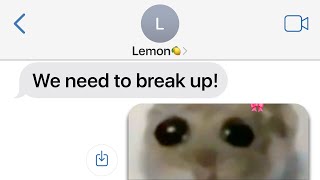 quotLEMON PIEquot SAD TEXTING STORY [upl. by Toomin451]