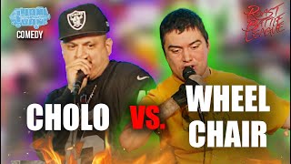 Cholo Vs Wheelchair  Roast Battle Comedy  Los Digits Vs Greg Roque [upl. by Fleck]