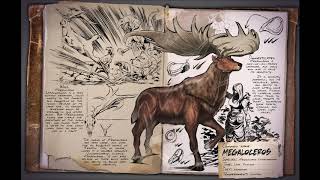 Ark Survival Evolved Megaloceros Elk Sound Effects [upl. by Shayla]