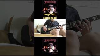 megadeth rattlehead guitar megadeth [upl. by Ahseekal453]