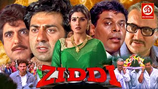 Ziddi  ज़िद्दी  Sunny Deol Raveena Tandon Anupam Kher  Bollywood Romantic Action Drama Movie [upl. by Darby]