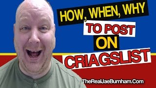 How When Where To Effectively Post On Craigslist Without Getting Flagged [upl. by Brook]