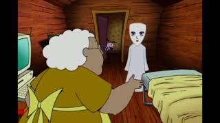 Courage The Cowardly Dog s4 ep7 The Mask face reveal [upl. by Schilit]