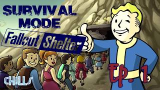 Fallout Shelter Survival Mode Ep 1 ♠NEW SEASON amp NEW VAULT♠ PC IOS Android walkthrough Tips Tricks [upl. by Lydell]