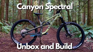 2022 Canyon Spectral CF 7 Unbox and Build [upl. by Aleet812]